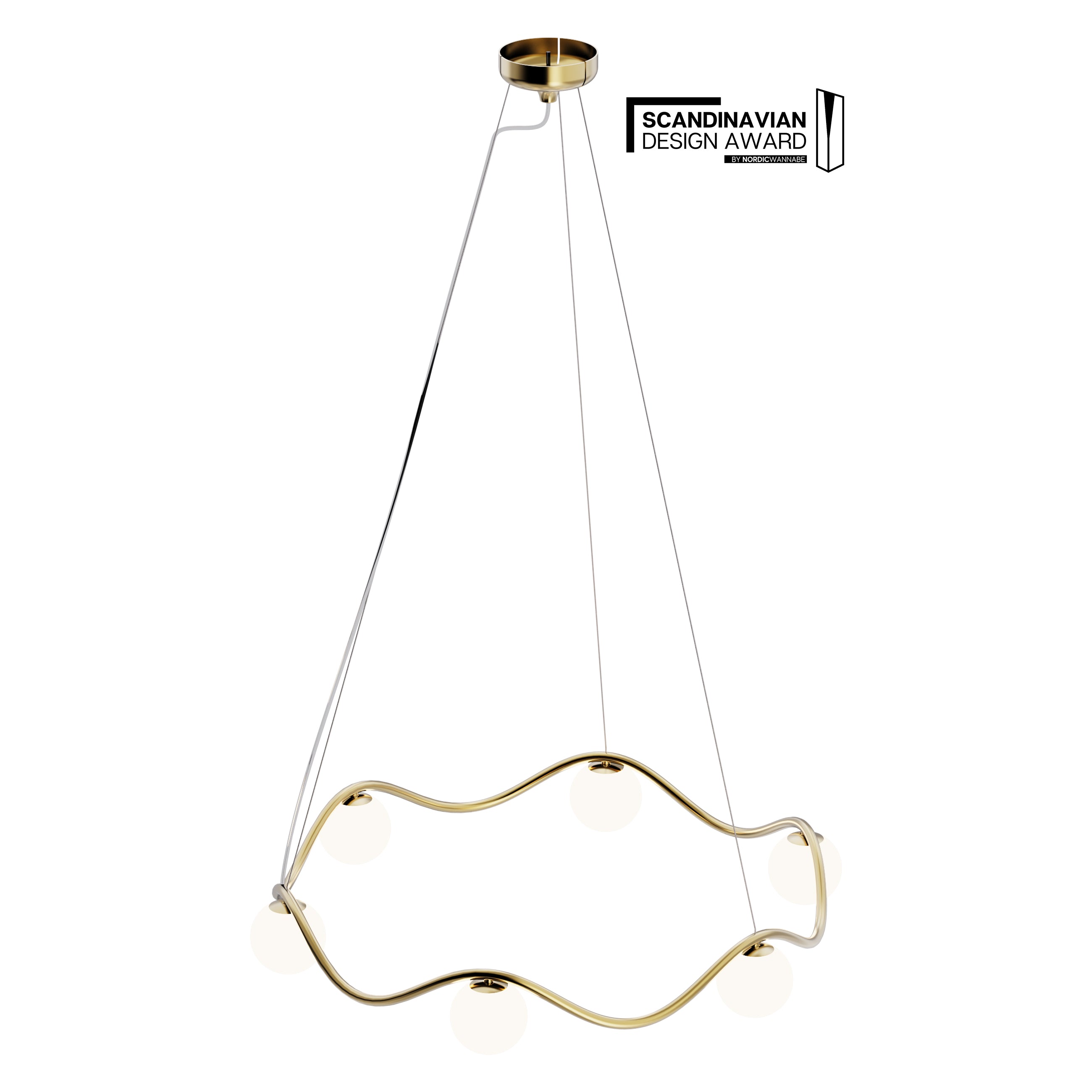 Circle of life chandelier - Large (organic canopy) - Delivery medio October 2025