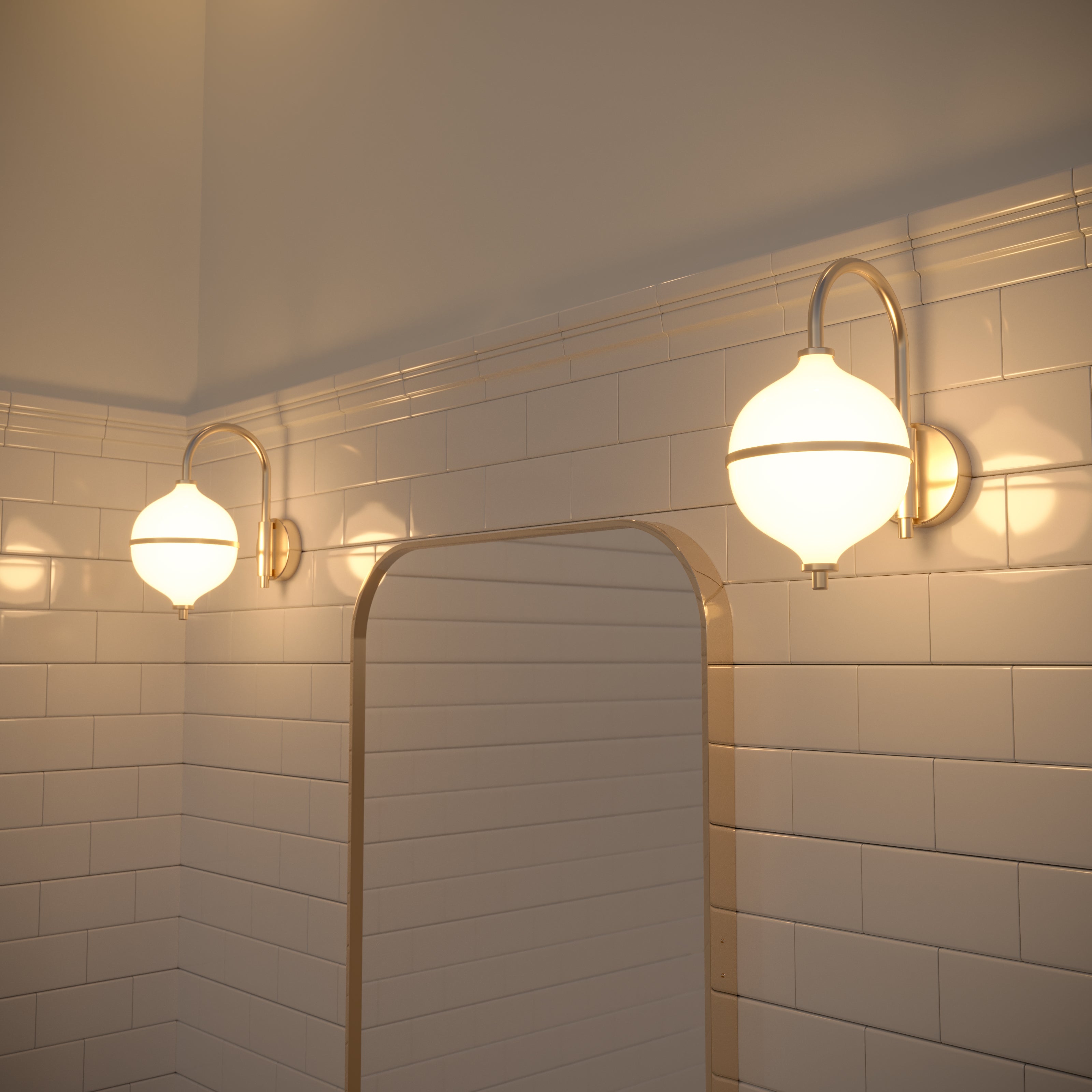 Warm ambient lighting, handcrafted materials, and architectural beauty