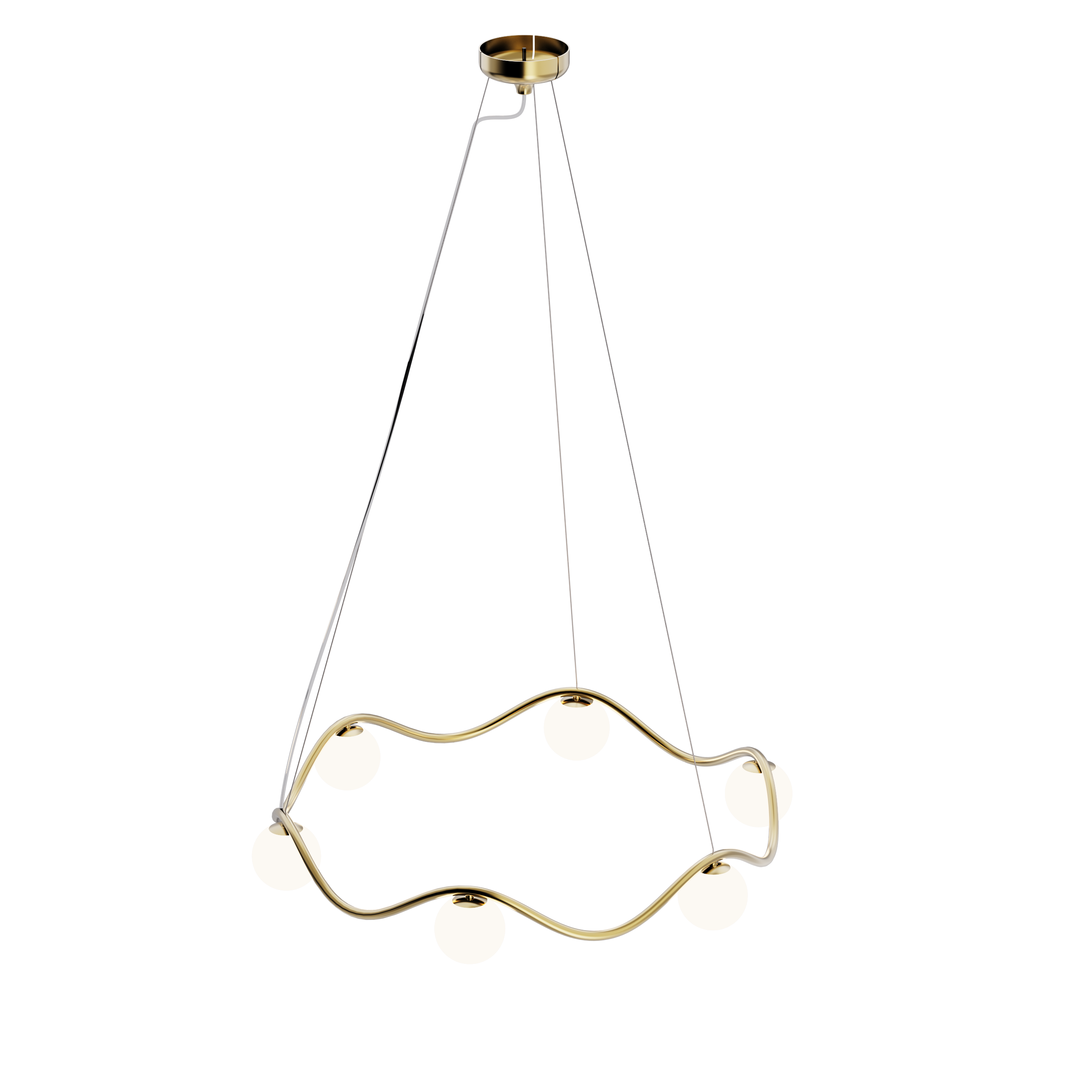 Circle of life chandelier - Medium (organic canopy)