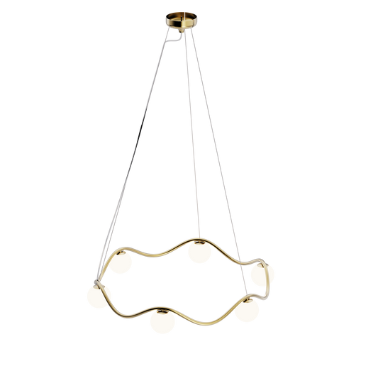 Circle of life chandelier - Medium (organic canopy)