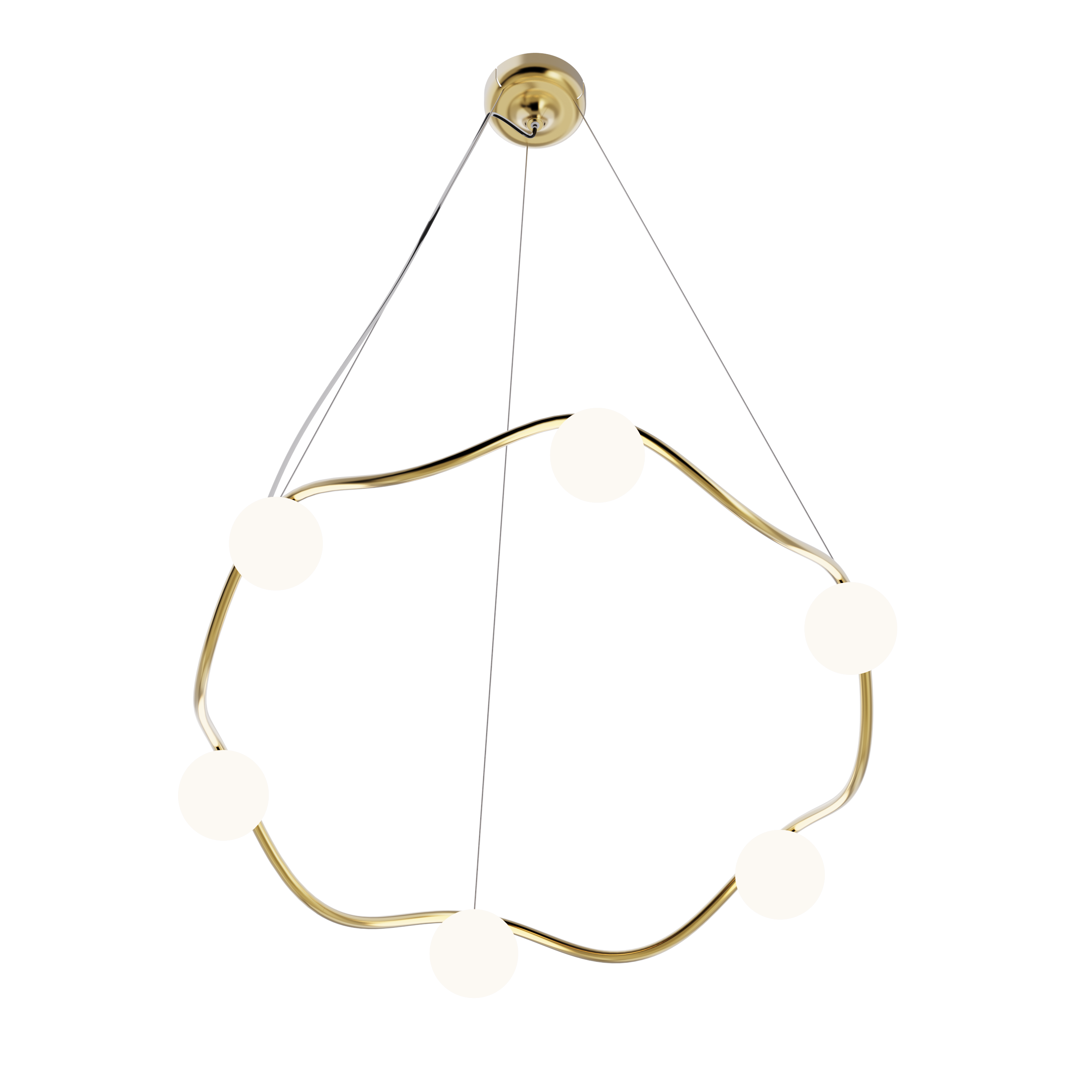 Circle of life chandelier - Medium (organic canopy)