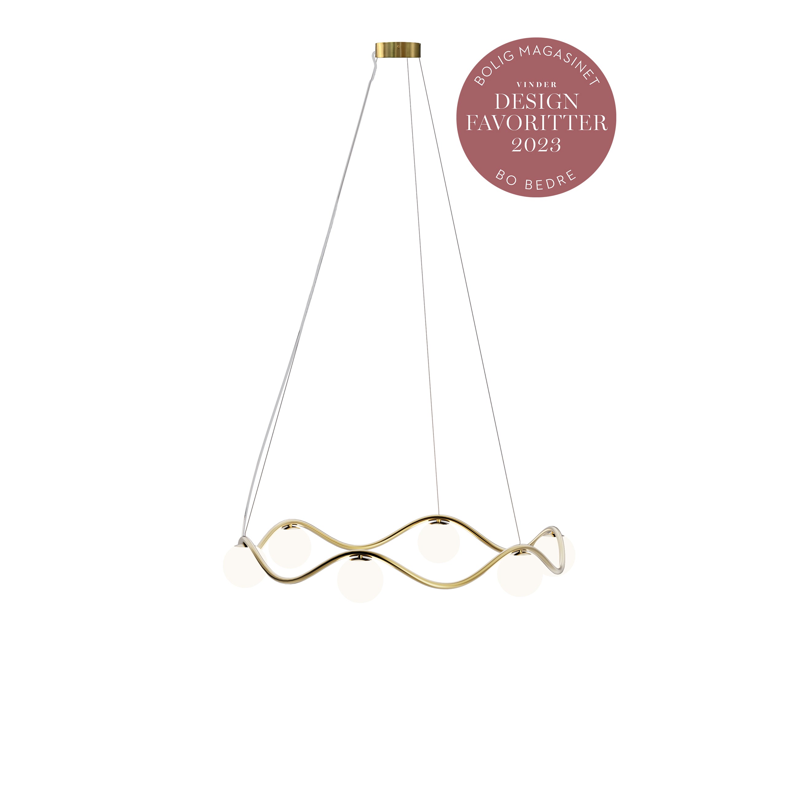 Circle of life chandelier - Medium (minimalistic canopy)